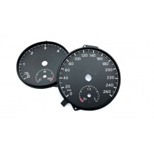 Шкалы VW Golf 7 classic km/h